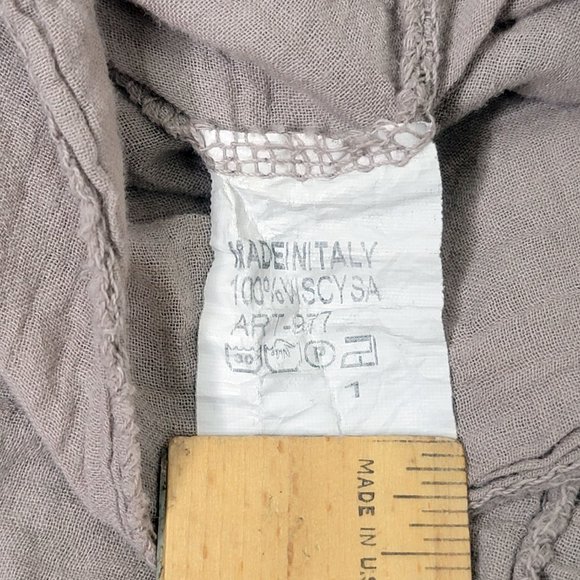 Italian Boho Tan Midi Skirt - Picture 5 of 5